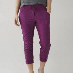 Lululemon Street To Studio Pant II (Unlined) Regal Plum Size 6 EUC